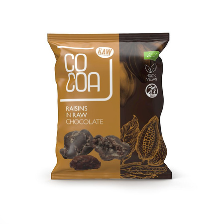 Sultaniner i rå chokolade bio 70 g