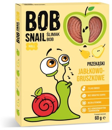 SÆT 20 x Frugtsnack med æble og pære uden tilsat sukker 60 g