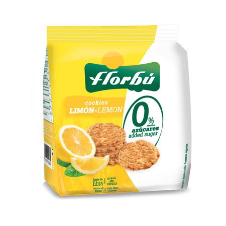 Kiks med citronsmag uden tilsat sukker 130 g - Florbu