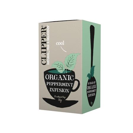 Pebermynte-te (kølig) bio (20 x 1,5 g) 30 g - Clipper