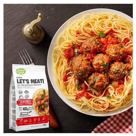 Lad os få kød! vegetabilsk køderstatning - med kultiverede fødevarer krydderier 150g
