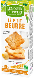 Kiks le p'tit beurre bio 155 g - Le Moulin du Pivert