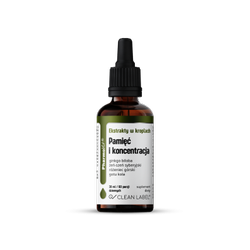 Ekstrakter i dråber til hukommelse og koncentration glutenfri 30 ml