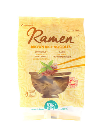 Glutenfri ramen-nudler med brune ris bio 280 g