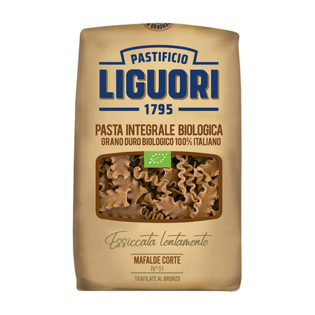 Makaron Integrale Mafalde Corte pełnoziarnisty BIO 500 g  - Liguori 