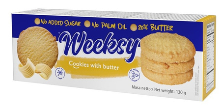 Sukkerfri shortbread-smørkager 120 g Bogutti