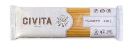 Glutenfri spaghetti-pasta (majs) 450 g - Civita