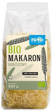 Pasta (spelt med gurkemeje) gyldne tråde bio 250 g