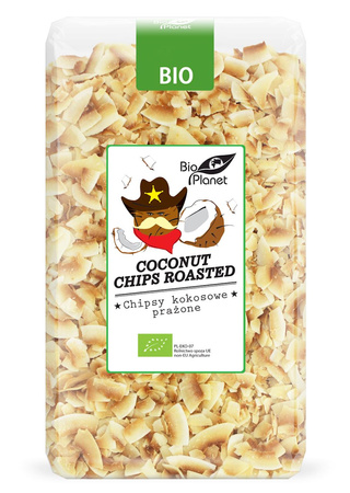 Ristede kokosnøddechips bio 400 g - Bio Planet