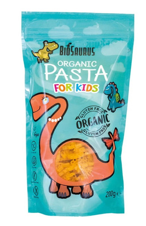 Børnepasta bio saurus glutenfri 200 g