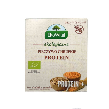 Glutenfrit protein knækbrød bio 100 g