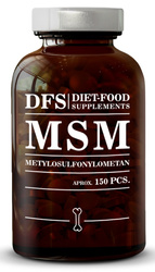 Msm organisk svovl (750 mg) kosttilskud 150 tabletter - DIET-FOOD