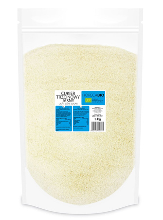 Lyst rørsukker bio 5 kg