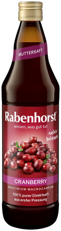 Tranebærsaft NFC 750 ml - RABENHORST
