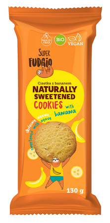 Sukkerfri banankiks BIO 130 g