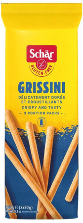 SÆT 10 x Grissini - glutenfri stave 150 g - Schar
