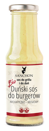 Vegansk glutenfri burgersauce bio 210 ml - SANCHON