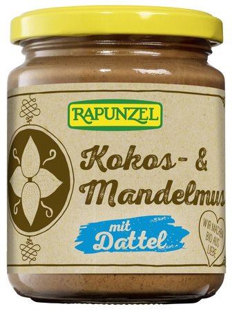 Kokos- og mandelcreme med dadler bio 250 g