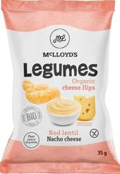 Ostechips med røde linser, glutenfri BIO 35 g