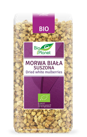 Tørrede hvide morbær bio 250 g