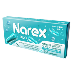 Probiotisk narine duo kosttilskud 20 kapsler - NAREX