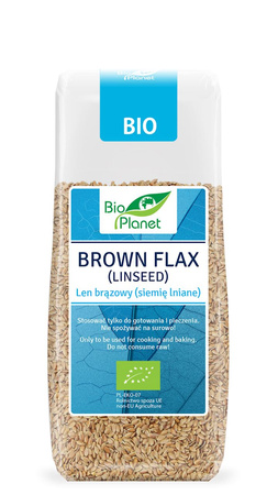 Brun hør (hørfrø) BIO 200 g - Bio Planet