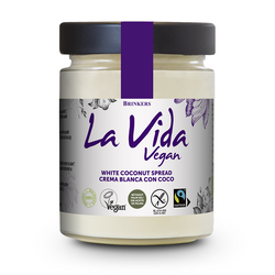 Fairtrade glutenfri kokosnøddecreme bio 270 g - LA VIDA