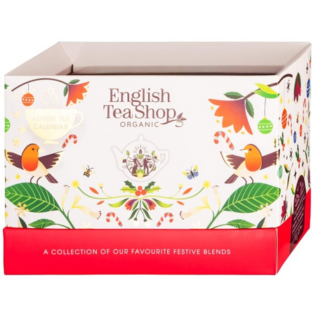 Bio luxury kalendarz adwentowy – 13 smaków herbat (25 x 1,78 g) 44,5 g english tea shop organic