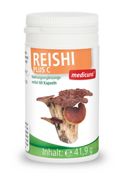 Reishi-svampe med C-vitamin som kosttilskud 60 kapsler - Medicura
