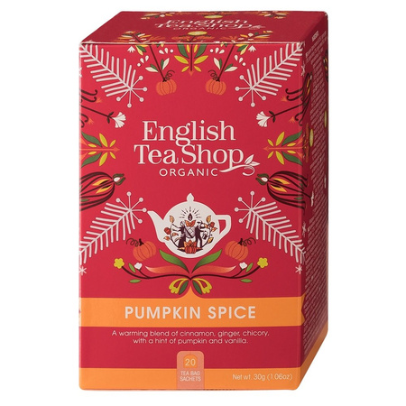 Økologisk te med kanel, ingefær og græskar 30 g – English Tea Shop