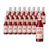 SÆT 24 x Rød orange kulsyreholdig drik BIO 275 ml