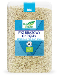 Brune runde ris bio 2 kg - Bio Planet