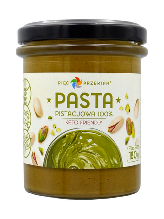 Glutenfri pistaciepasta uden tilsat sukker 180 g - Five Transformations
