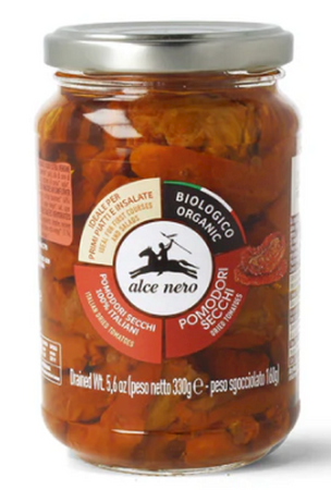 Tørrede tomater i olie bio 330 g