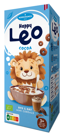 Kakao kornhjul til børn bio 150 g - Nordcrunch (Happy Leo)