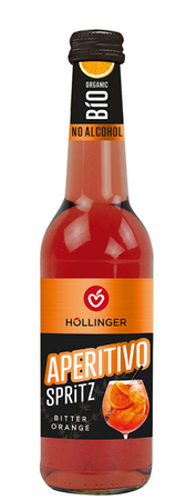 Mousserende alkoholfri drik aperitivo bio 330 ml - Hollinger
