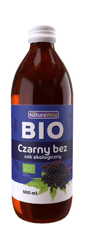 Hyldebærsaft 100% bio 500 ml - Naturavena