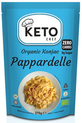 Glutenfri keto-nudler (konjac noodle pappardelle) pasta bio 270 g - keto chef (better than foods)