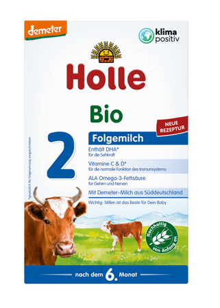 Eftermælk 2 til spædbørn efter 6 måneder demeter bio 600 g - Holle