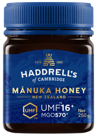 Manuka-honning MGO 570+ 250 g - HADDRELL'S OF CAMBRIDGE