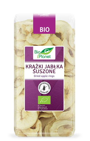 Tørrede æbleringe bio 100 g