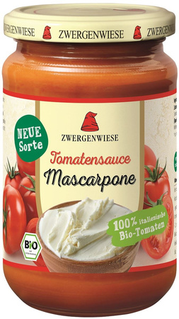 Glutenfri tomatsauce med mascarpone bio 340 ml - Zwergenwiese