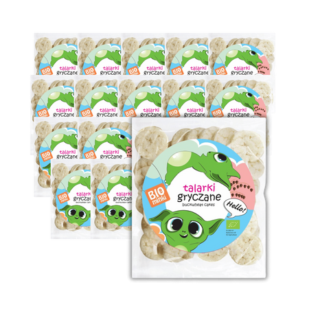 KIT 15 x boghvedeskiver bio 55 g - Biominki