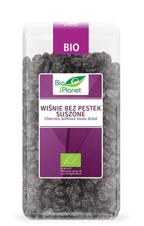Tørrede surkirsebær uden kerner bio 400 g - Bio Planet