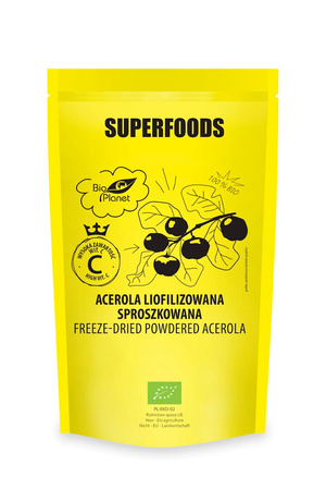 Lyofiliseret acerolapulver bio 100 g