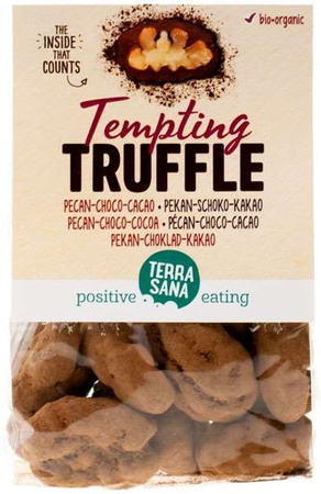 Pekannødder i mælkechokolade og kakaobio 100 g