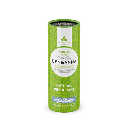Persian Lime eco 40 g sodabaseret deodorant i stiftform - Ben &amp; Anna