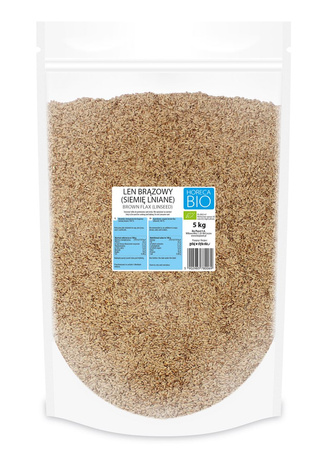 Brun hør (hørfrø) bio 5 kg