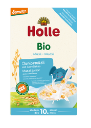 Junior-müsli med cornflakes uden tilsat sukker fra 10 måneder Demeter BIO 250 g - Holle