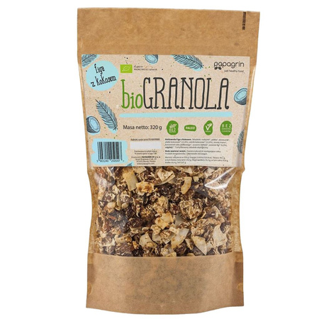 Glutenfri figengranola med kokos bio 320 g